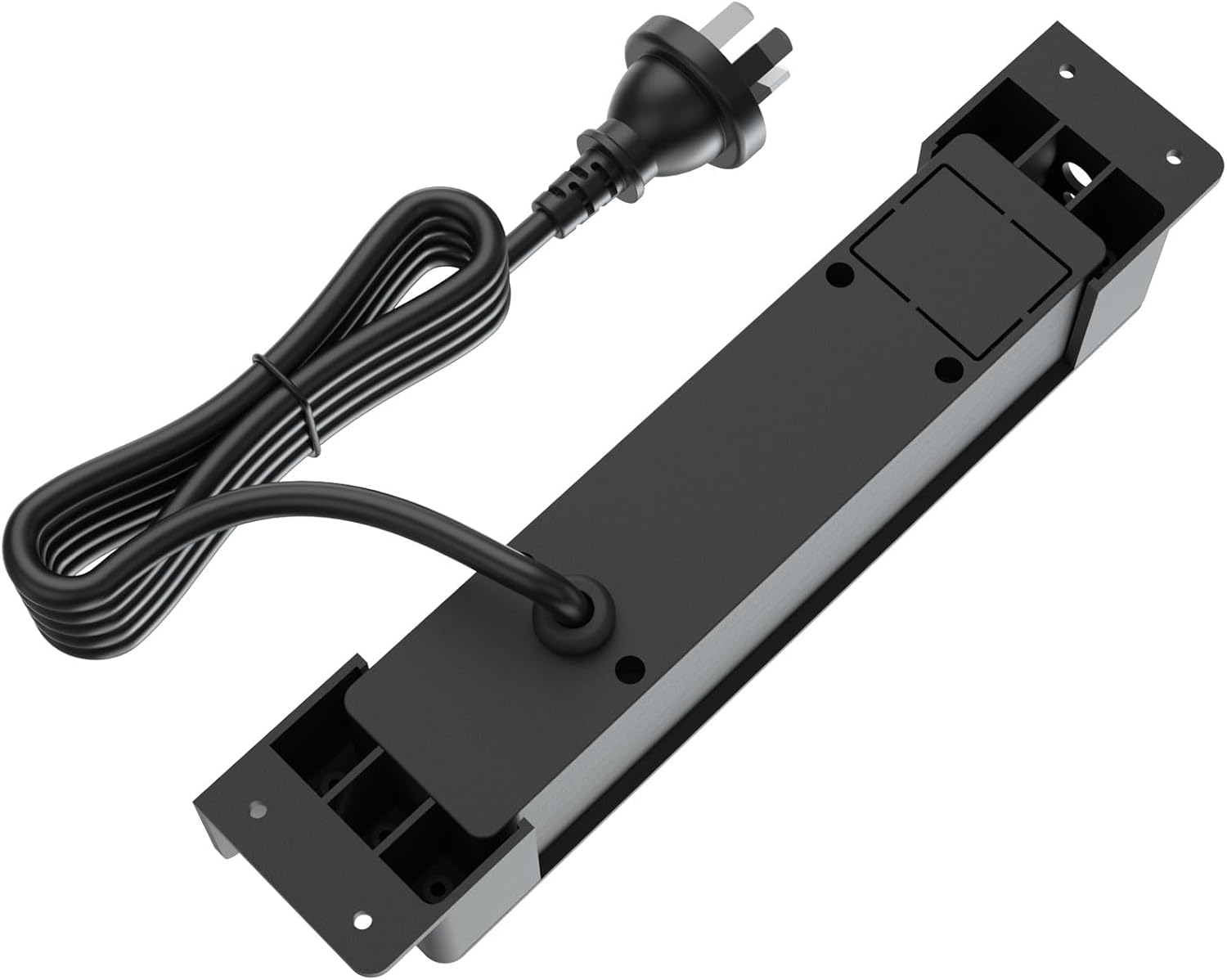 Wall Mount Power Strip with 3 AU Outlets, USB & USB-C Charging Ports, under Desk Power Strip Mountable Power Board with 1.8M Cord, Overload Protection, under Desk or Kitchen Cabinet Installation image number 1