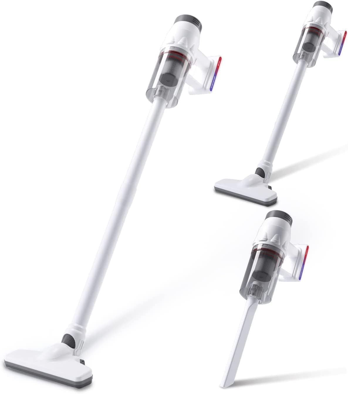 KEROMEE Cordless Vacuum Cleaner, Handheld 3-In-1 Stick Lightweight Vacuum Broom for Pet Hair Hardwood Floor Cat Litter Carpet Mattress Cleaning image number 4