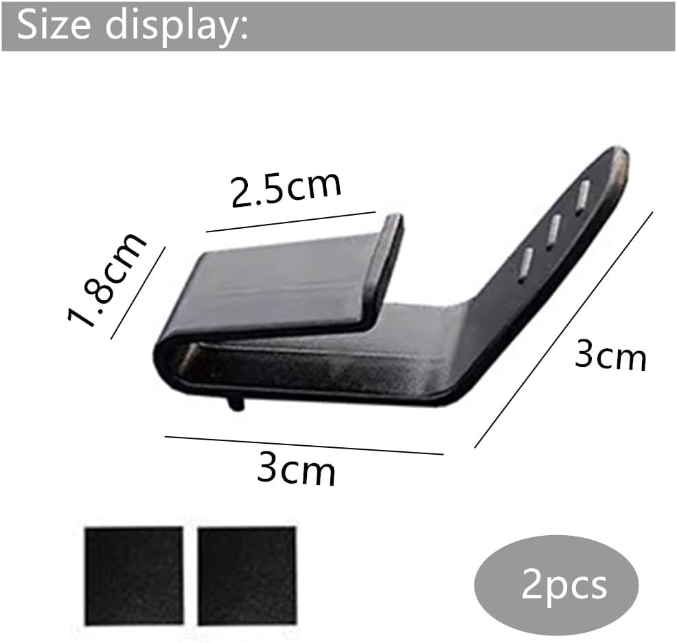 2 Pack Air Freshener Adapter Clip Base,Granmagazz Fits for Your Car Air Fresheners Scent Diffuser Automotive Outlet Vent Perfume Interior Decoration Fragrance, Black