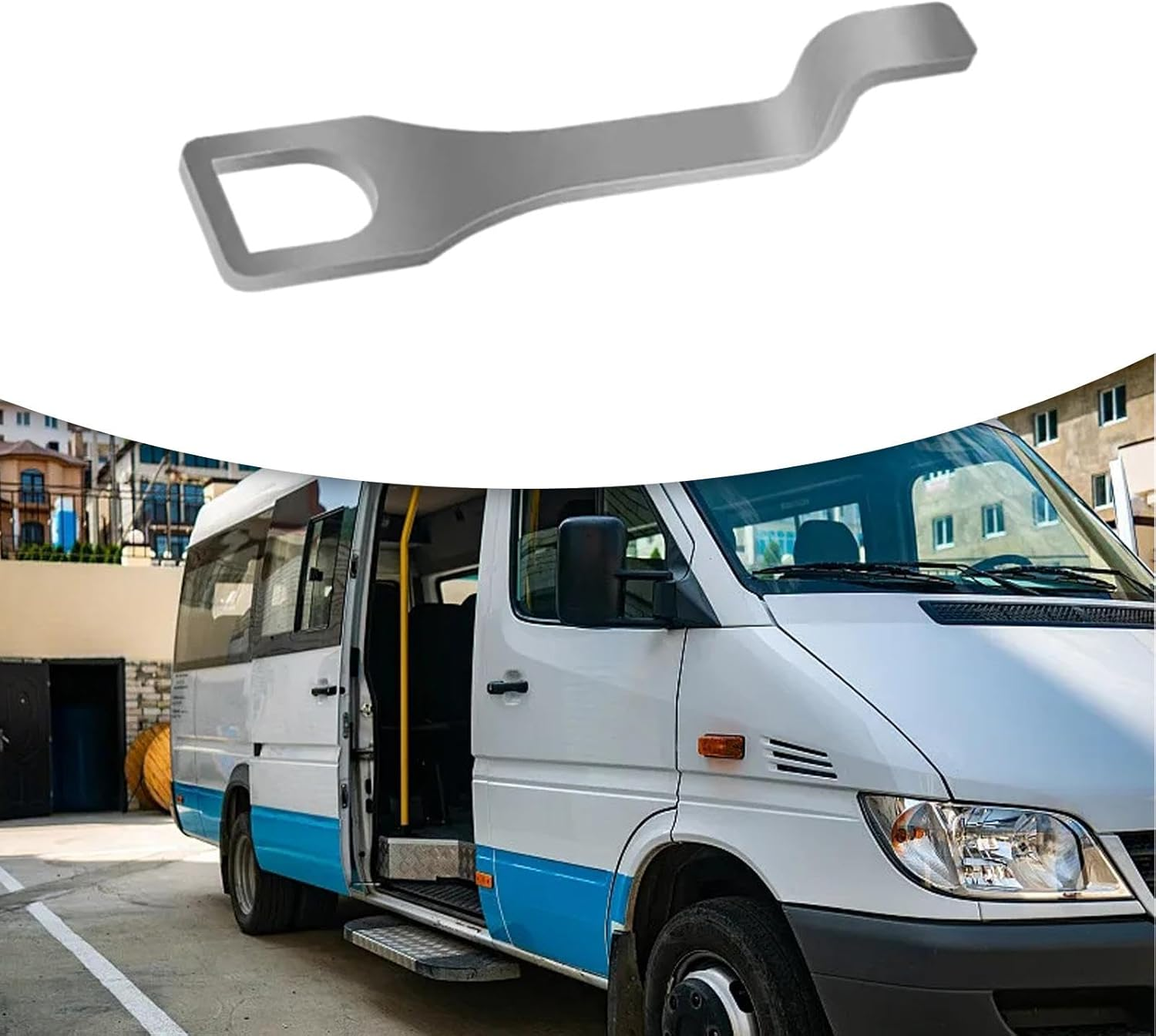 Magideal Tailgate Stand off Bracket Fresh Air Vent Lock Extension Hook Replacement Assembly,Easy Installation,Spare Parts Length 15Cm Car Accessories image number 1