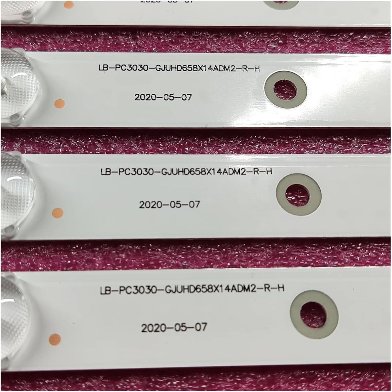 LED Backlight Strip for 65"Tv 65PUF6652/T3 65PUS6121/12 65PUF6656/T3 A.-OC LD65P19U LB-PC3030-GJUHD658X14ADM2-L/R-H B image number 5