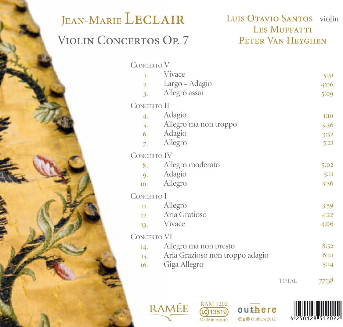 Violin Concertos Op.7 image number 1