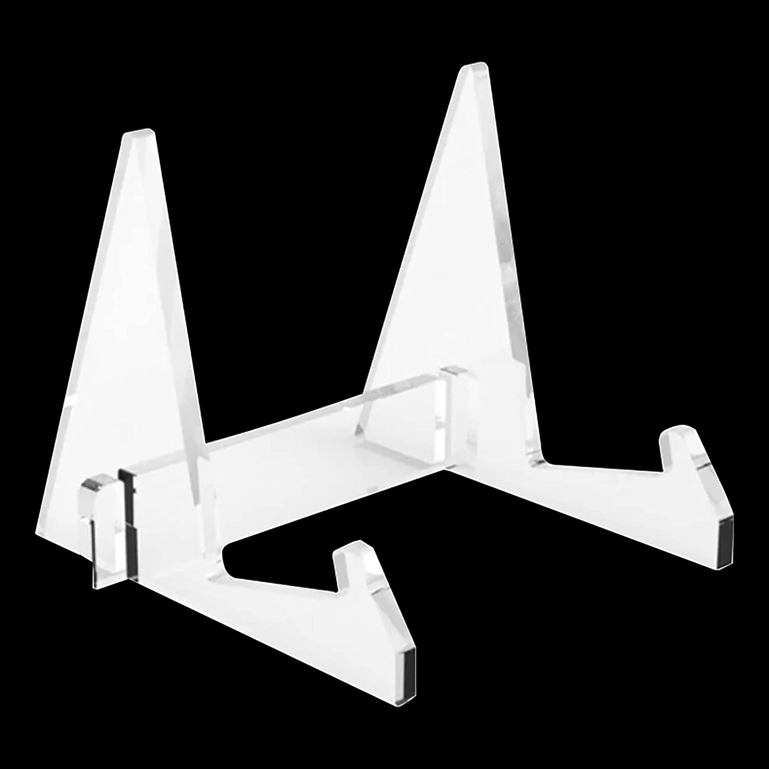 Tunghey Vinyl Record Holder Acrylic Record Display Stand Portable Book Display Stand image number 6