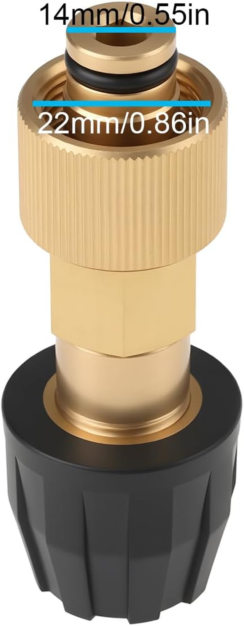 Emagtech High Pressure Cleaner Flat Jet Nozzle 14Mm TR22 Compatible with K&auml;rcher Compatible with Kr&auml;nzle image number 1