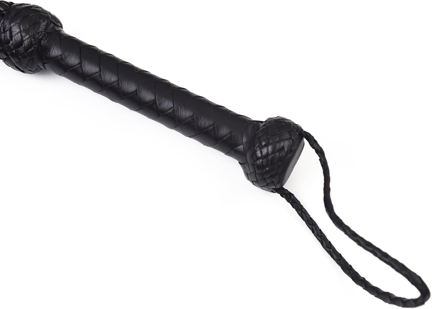 9 Decorated Falls Leather Horse Crop, Riding Leather Crop Whips with Hanging Loop, Leather Horse Crop Whip for Couples image number 2