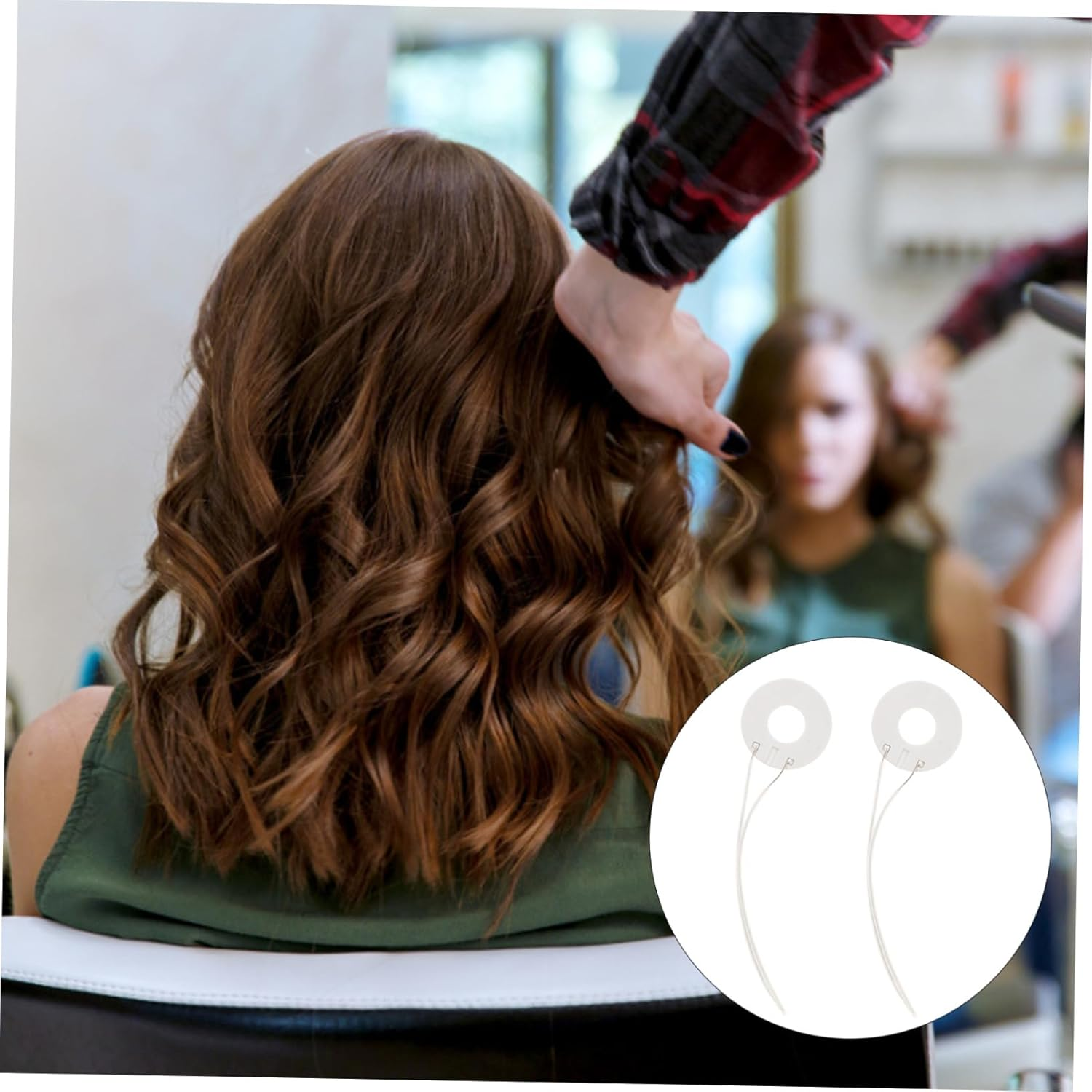 Baluue 6Pcs Ceramic Heating Coil for Hairdressing High Temperature Resistant Replacement Parts Easy to Install Styling Tool Compatible Household Appliances image number 2