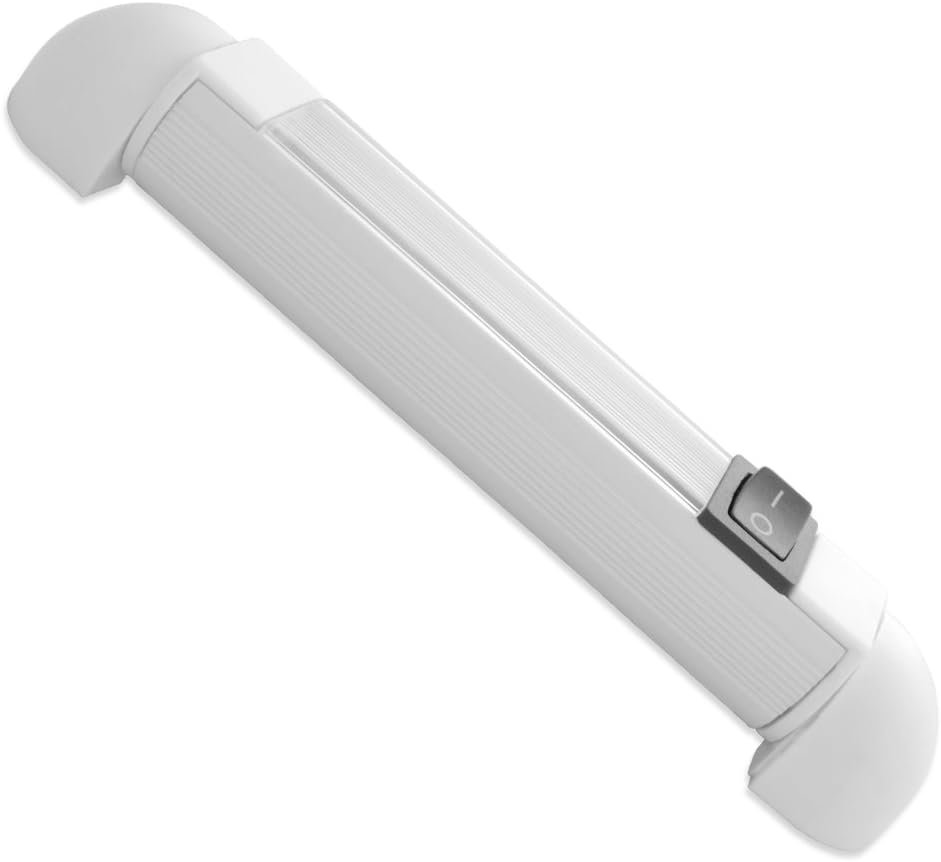 Dream Lighting 12V LED Rail Strip Lights 6 Inches Switched Aluminum Swivel Bar Lamp 156Mmcool White LED under Cabinet Rotating Lighting for RV Motorhome Caravan Boat Marine Yacht Pack of 2 image number 6