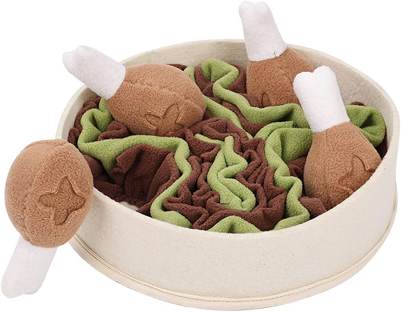 Pet Puzzlefeeder Dog Puzzle Toy Dog Chew Squeaky Toy Dog Snuffle Toy Slow Feed Dog Plush Squeaky Toy Pet Interactive Toy Dog Chew Squeaky Toy for Aggressive Chewers/808/2056 image number 2