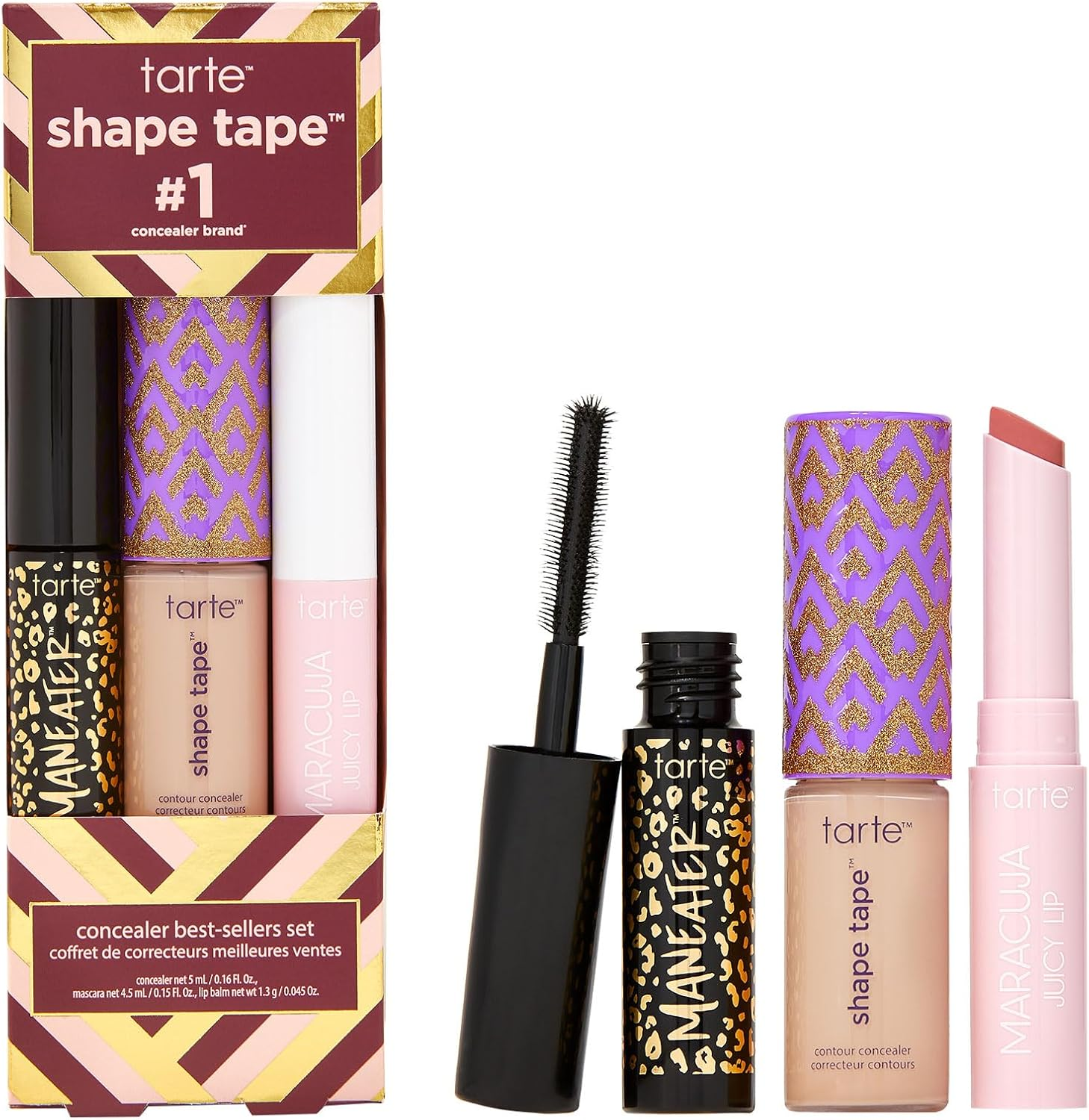 Tarte Shape Tape Best-Sellers Set - 20B Light & Rose - Travel Size