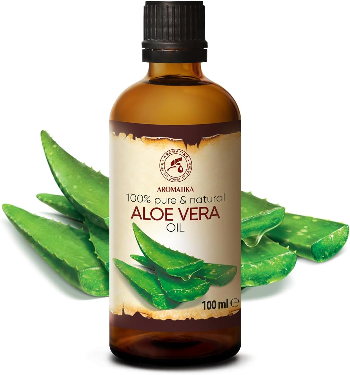 Aloe Vera Carrier Oil 100Ml - 100% Pure & Natural - Aloe Barbadensis - Ideal for Skin - Nails - Lips - Hair Growth - Scalp - Beard - Face Glowing & Body Care - Aloe Vera Oils - for Women Men Baby image number 4
