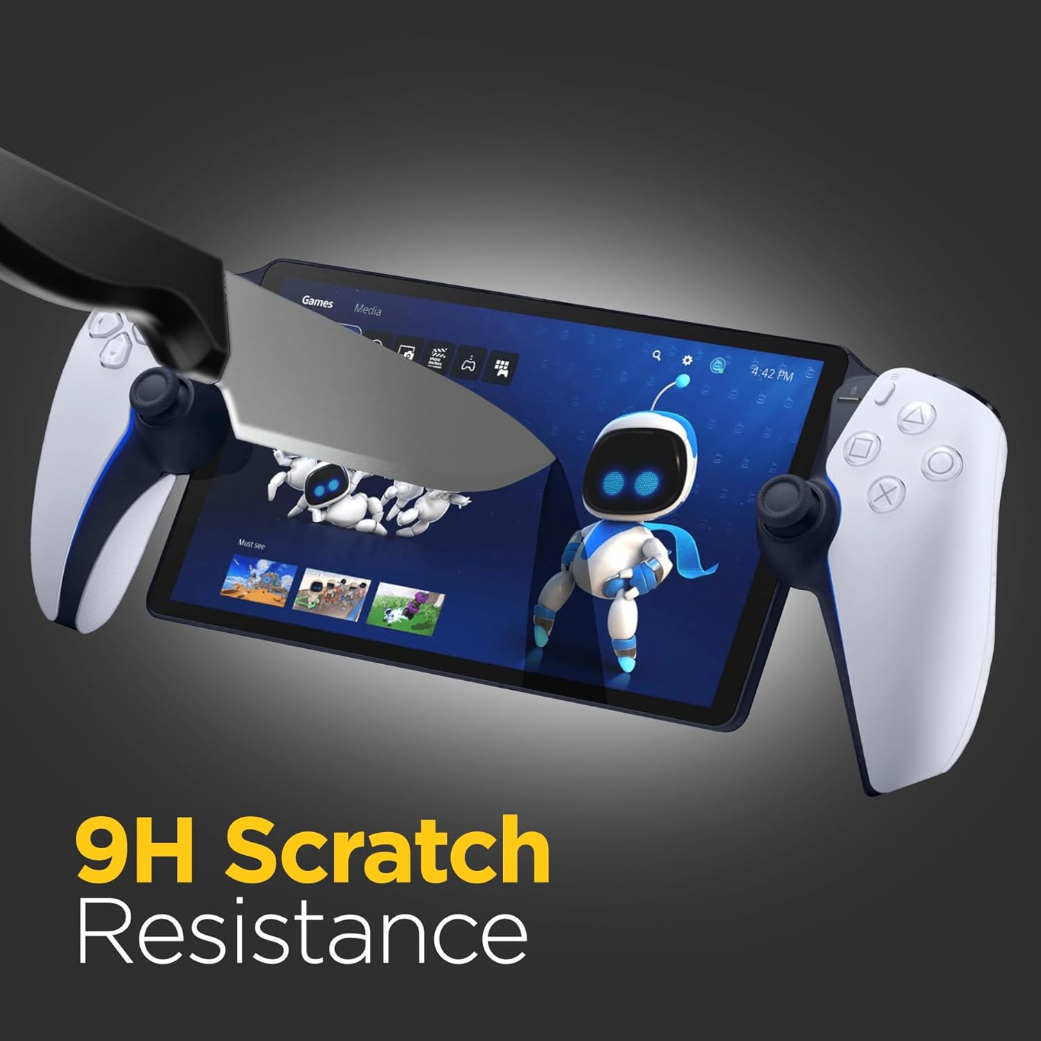 Magglass Tempered Glass for Playstation Portal Screen Protector, Ultra Hd/Anti-Scratch Remote Player Display Guard (8 Inch) image number 2