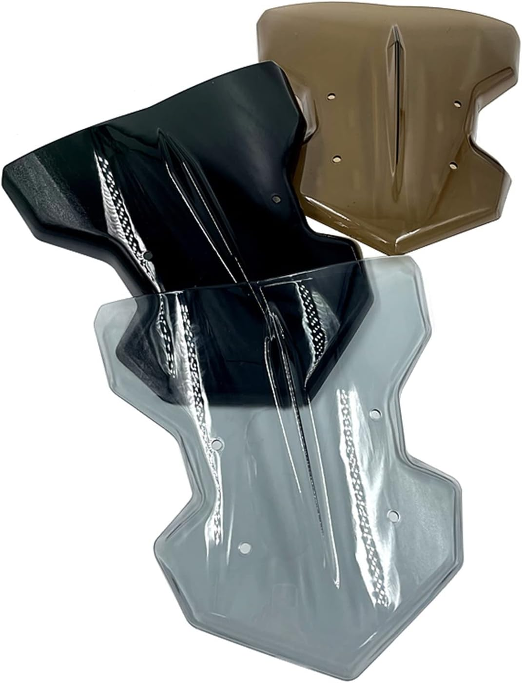 KANGYEBAIHUODIAN Fit for Yamaha MT-03 MT03 2020 2021 Motorcycle Windscreen Windshield Shield Screen with Bracket Fit for Yamaha Mt-03 Mt 03 (Color : Brown) image number 2