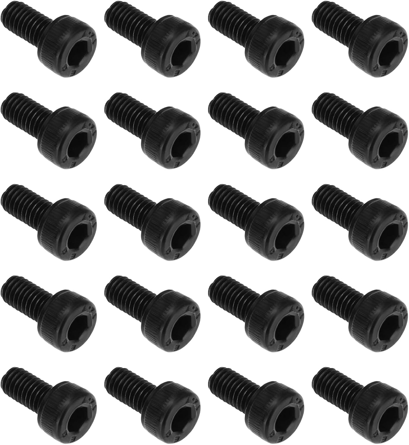 Ecsing 48Pcs Bike Pedals Bolts Screws M4 X 8Mm Inner Hexagon Threaded Screws 40Cr Pedal Pin Compatible with Horizon Pro Sam Hill Flat CL Black image number 5
