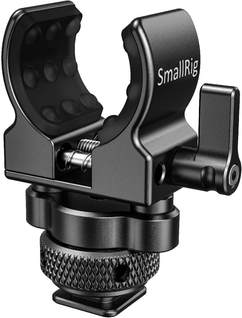 SMALLRIG Microphone Holder, Shotgun Microphones Clip with Cold Shoe Adapter - BSM2352 image number 5