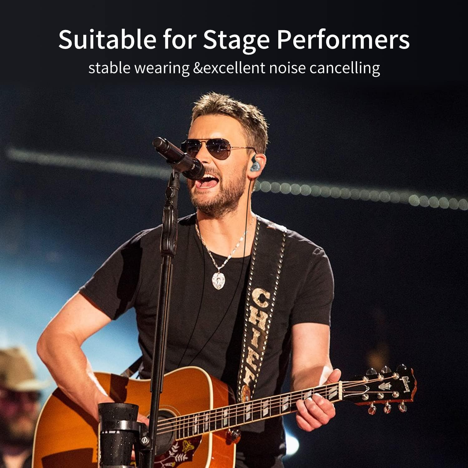 Keephifi KBEAR KS1 Wired Earphones,Dual Magnectic Circuit Dynamic in Ear Monitors,2Pin Detachable Cables Music Headphones,Hifi Bass Noise-Isolating Earbuds (No Mic, Clear) image number 5