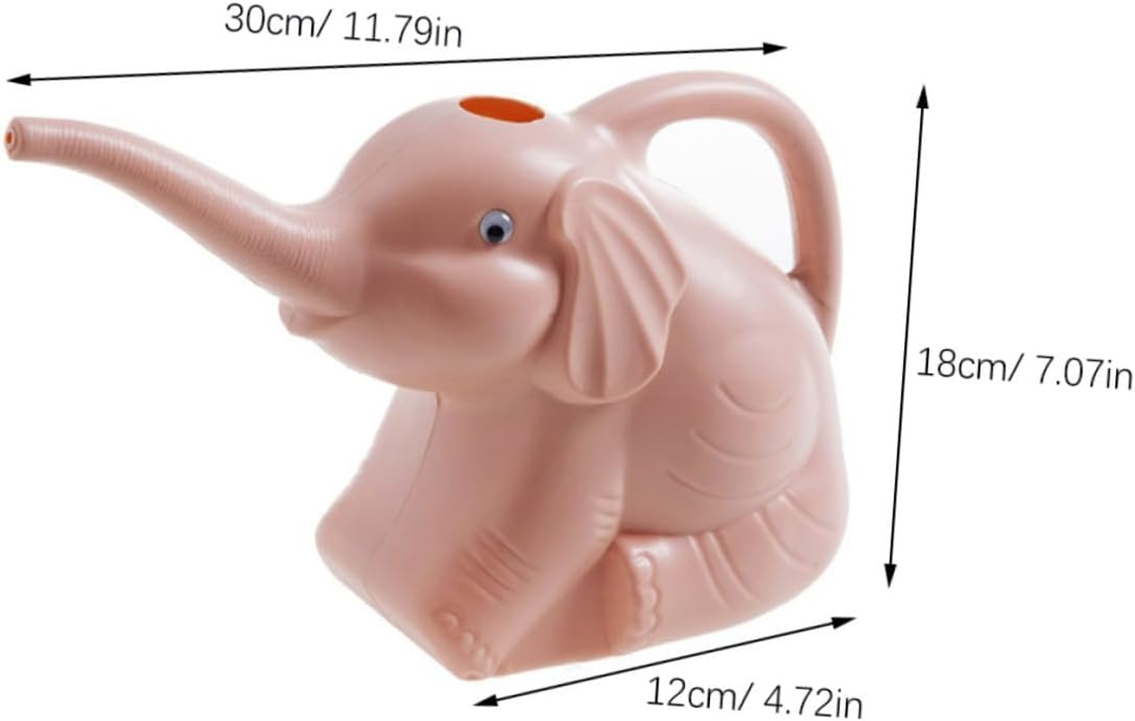 BCOATH Elephant Watering Can Plants Watering Kettle for Home Gardening Tool with Long Spout and Sprinkler Function Garden Supplies for Indoor Outdoor Plants Use Sturdy Lightweight Design