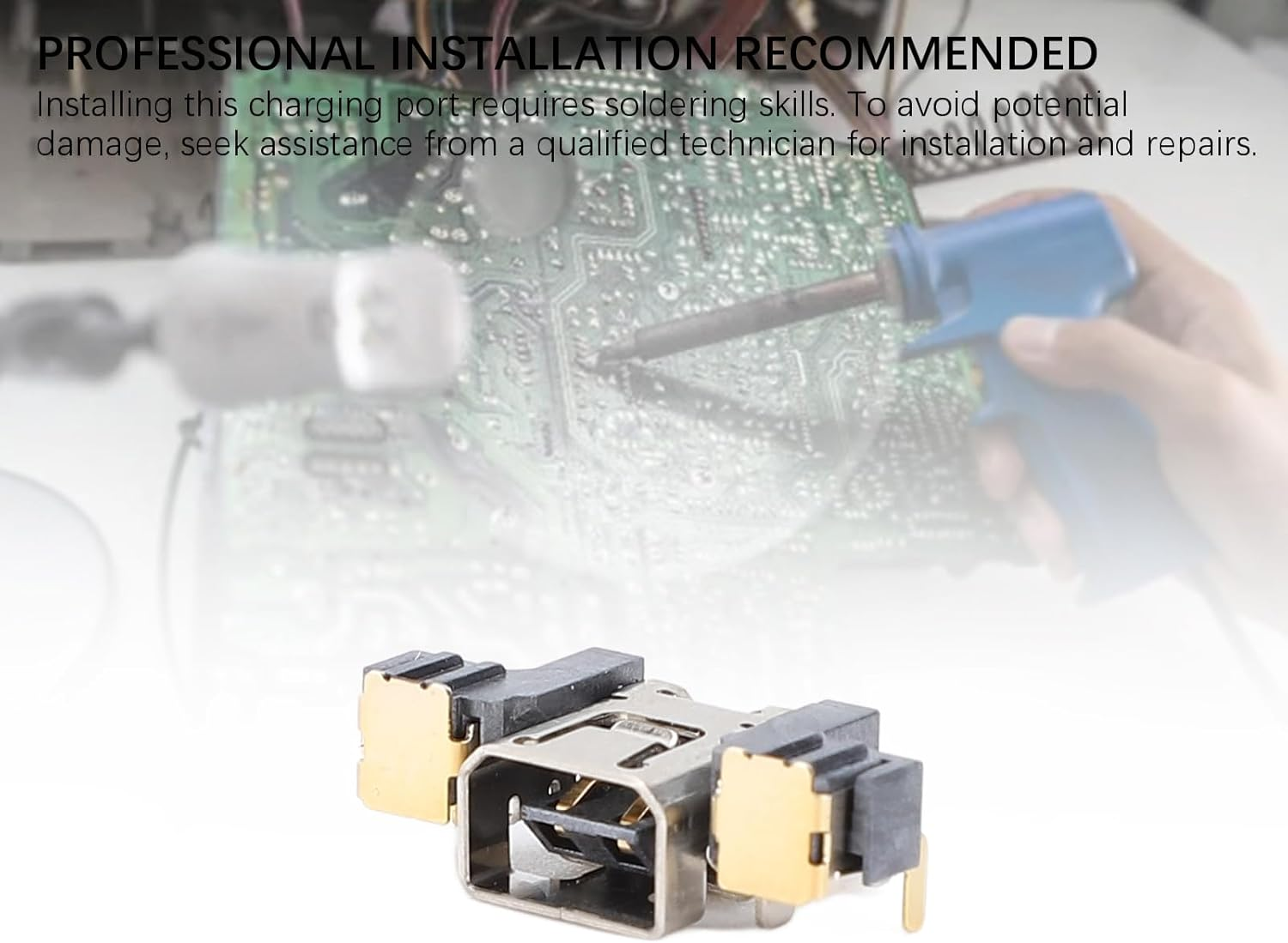 New 3DS Power Jack Socket Charging Port Replacement Metal Fix Interface Failure for New 3DS, New 3DS XL image number 3