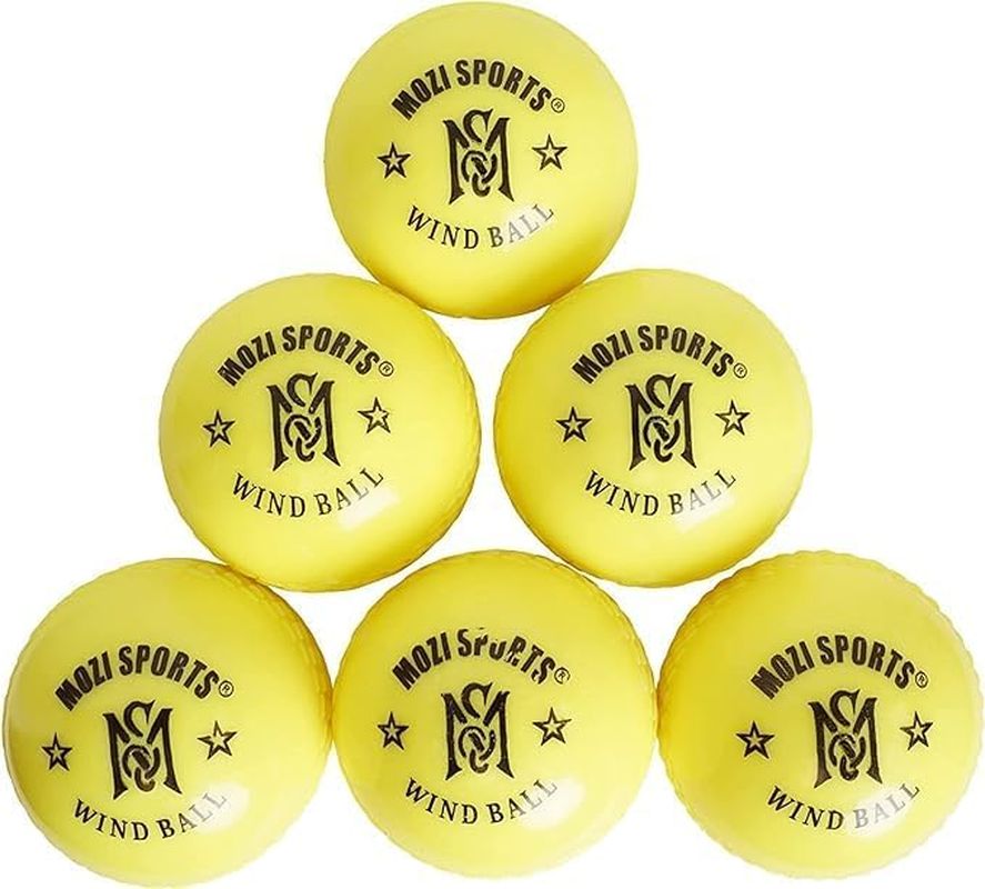 Wind Cricket Balls - Indoor & Outdoor Soft Training Cricket Ball for Coaching Practice