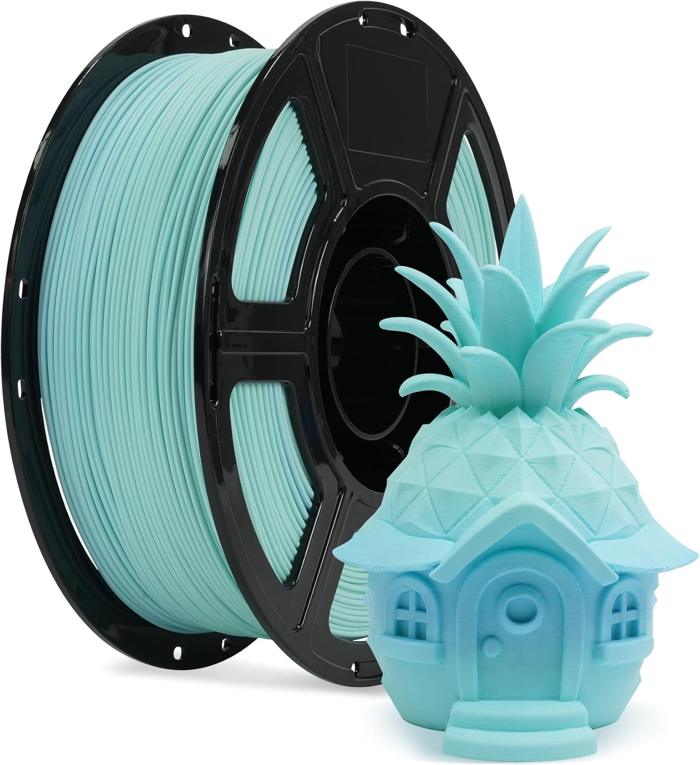 FLASHFORGE 3D Printer Filament, Rainbow Candy HS PLA 1.75Mm, 500Mm/S High-Speed Printing, +/- 0.02Mm Accuracy, 1Kg Spool (2.2Lbs), Compatible with Most FDM 3D Printers