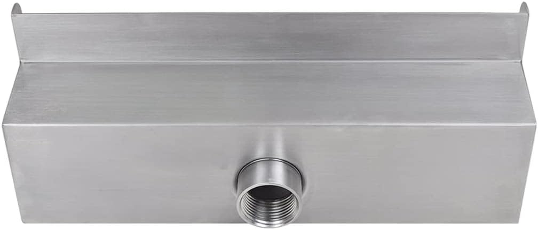 Stainless Steel Waterfall Pool Fountain with Connectors, Pool Waterfall Spillway, Rectangular Water Feature Spillway for Swimming Pool, Garden Outdoor Pond, 30 Cm image number 1