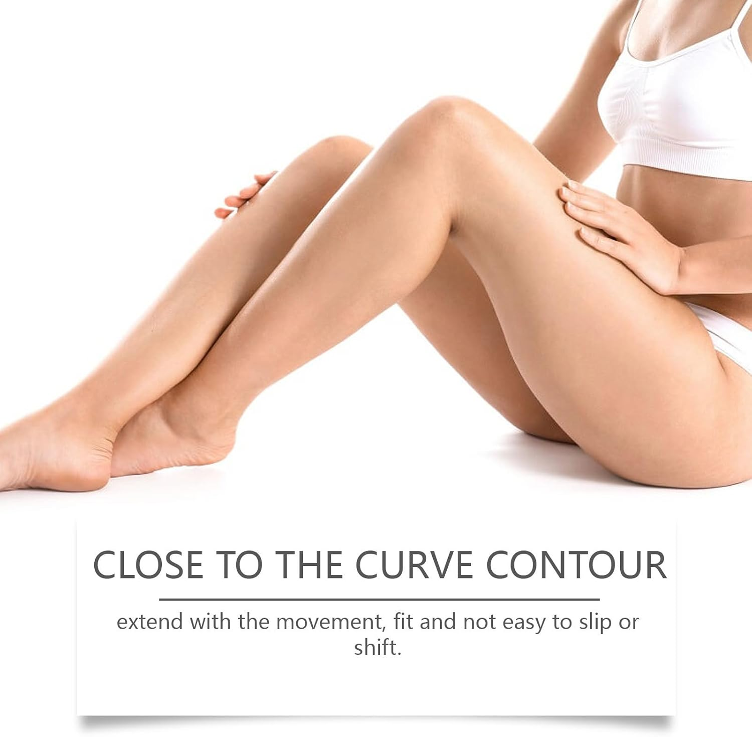 Thigh Lift Tape &ndash; Waterproof & Sweat-Proof Invisible Instalift Patch for Legs, Stomach, Thighs, Arms | Firming Body Tape for Women & Men, Nip Lift and Glow Patches for Sagging Skin (5Box/50Pcs) image number 3