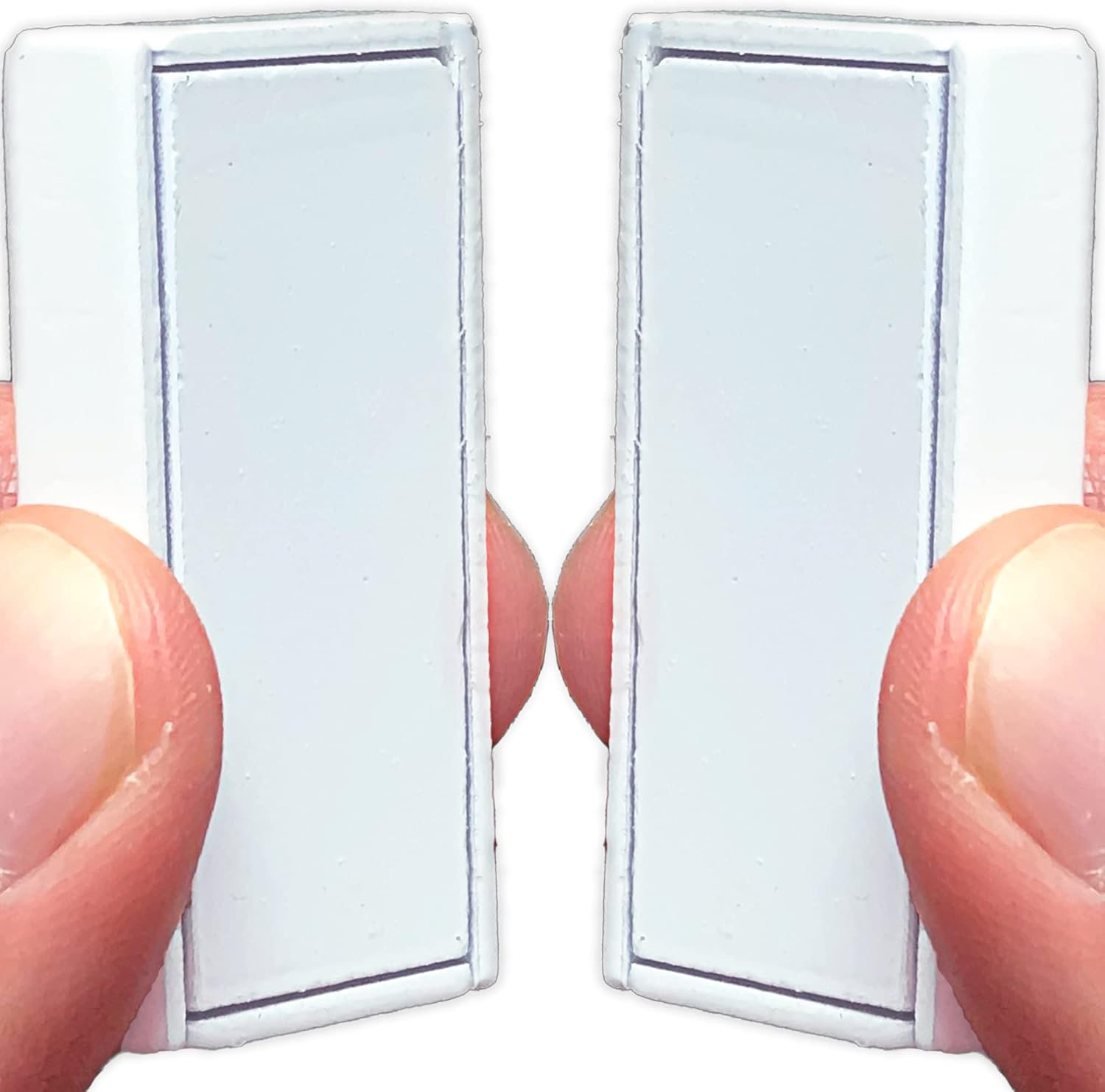 Magnetic Curtain Weights 8 Pack of Waterproof Magnets + Carrying Case, Great Home Decor for Bathroom, Shower, Liner, Drapery, and Sheer, Clip on Bottom, Heavy Duty Works Outdoor to Stop Wind (White)