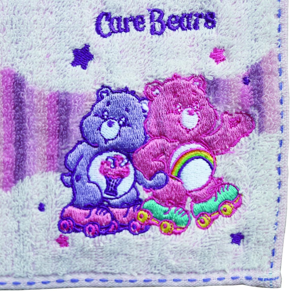 Marushin 5545003200 Mini Towel, Care Bear, Combination Bear (Pink), Handkerchief, Character, 100% Cotton, Antibacterial, Odor Resistant, Cute, Present, Gift, Birthday