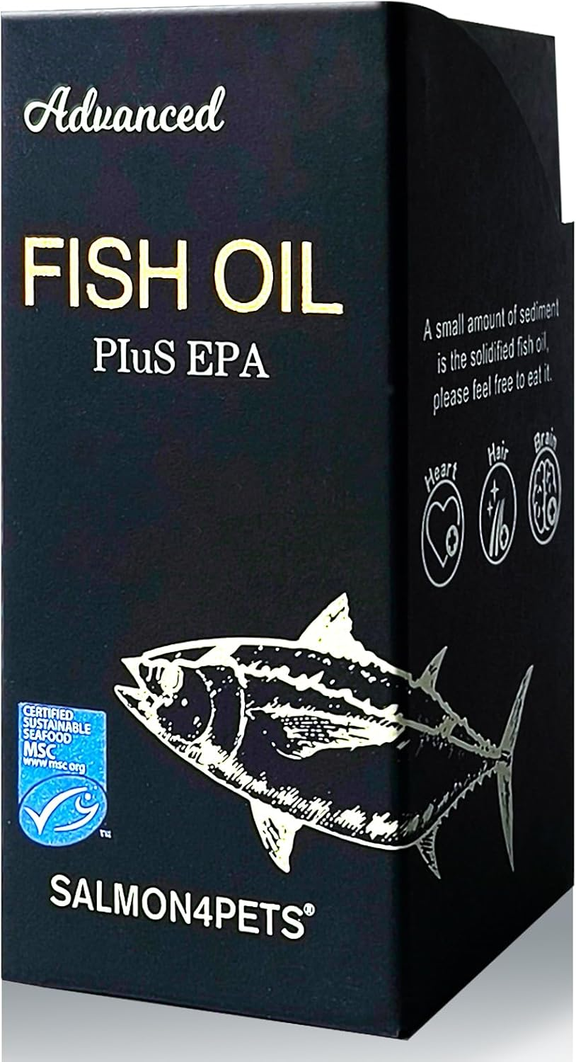 Tuna Omega 3 Fish Oil for Dogs and Cats, Better than Salmon Fish Oil, Omega 3 Fatty Acids EPA & DHA for Pets, Promoting Skin and Coat Health, 10 Cards of Fish Oil per Box image number 6