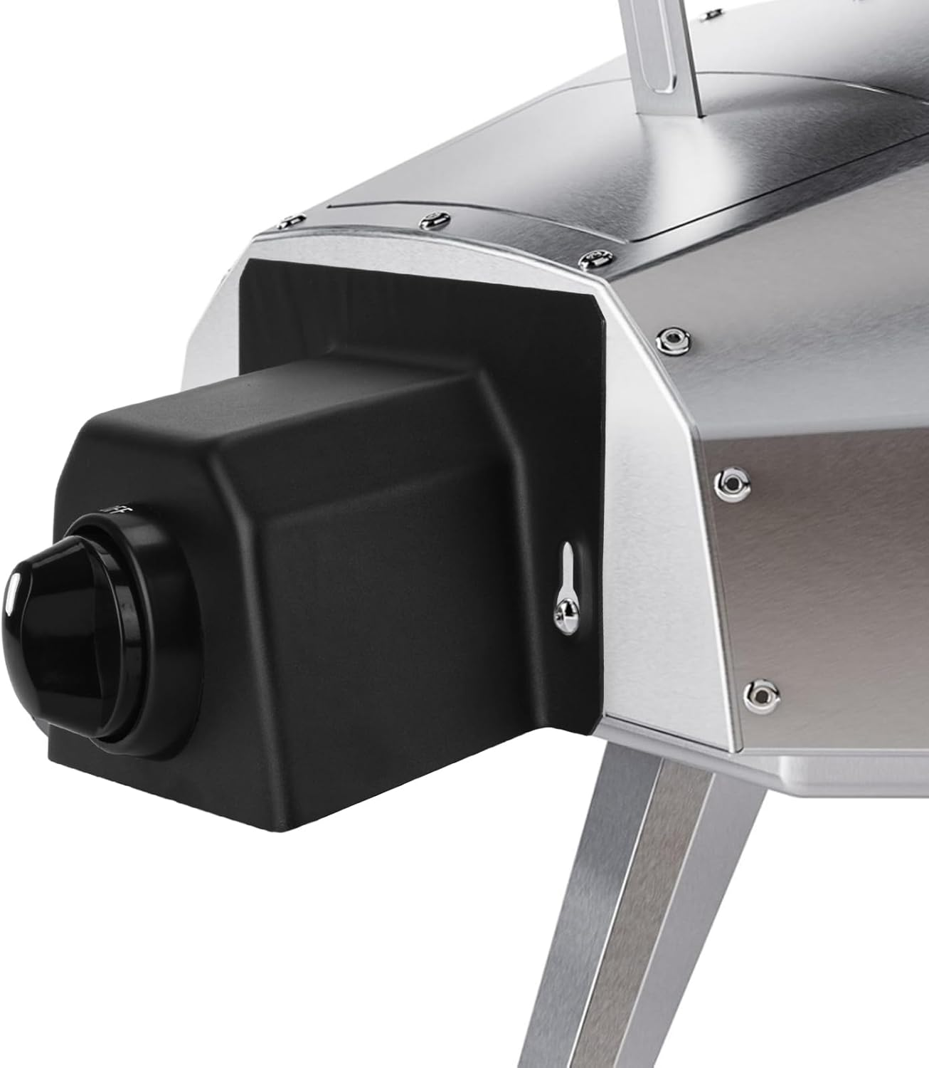 Gas Burner for Ooni Karu 12 Pizza Oven Gas Burner Attachment,Gas Burner Attachment for Ooni Fyra 12, with Gas Converter and Propane Connection Valve Hose,Fire Barriers