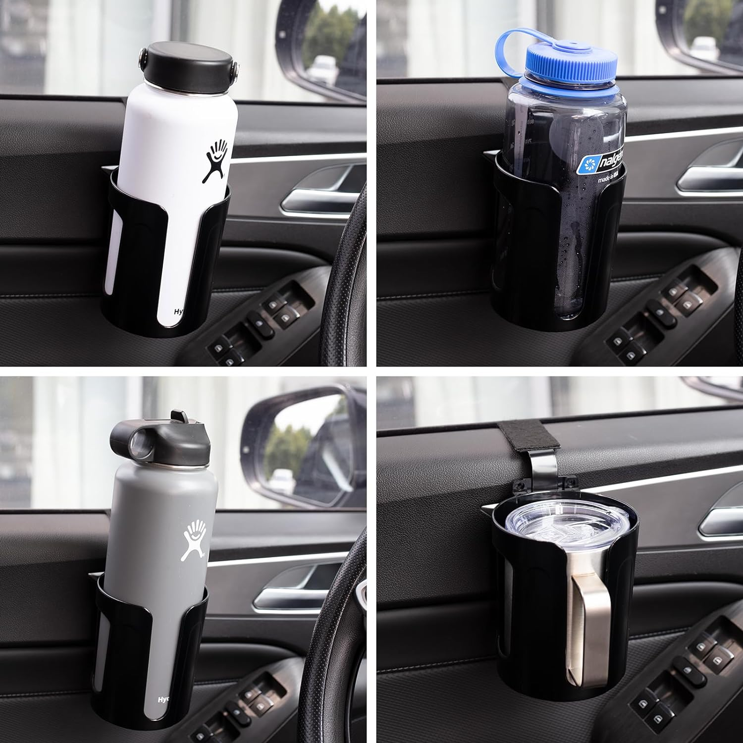 Large Car Door Cup Holder, Vehicle Armrest Cup Holder, Drink Holder for Truck, LM778