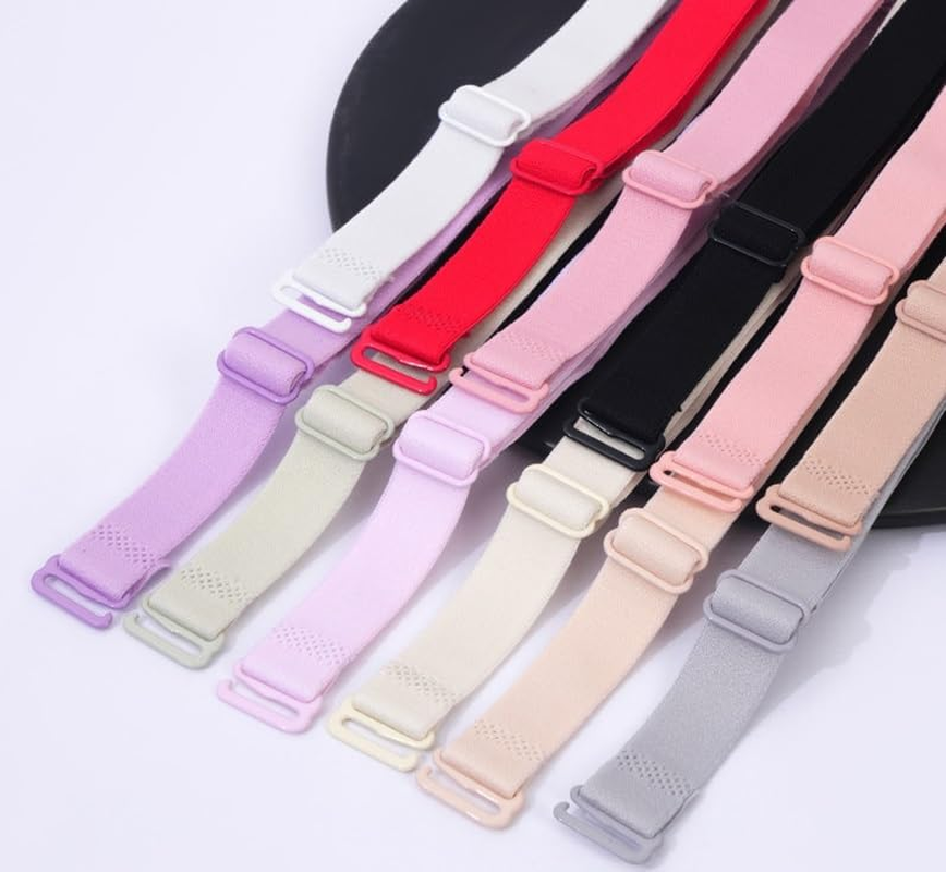 Underwear Shoulder Strap anti Slip Replacement, Elastic Elastic Band Detachable Bra Shoulder Strap (Style1, 55CM) image number 2