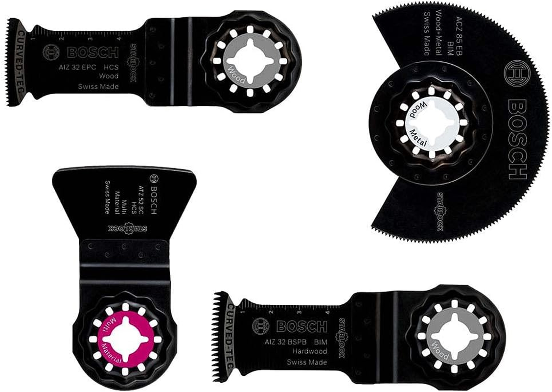 Bosch Accessories Professional 4-Piece Starlock Multitool Set for Floor and Installation (Accessories Multitool) image number 2