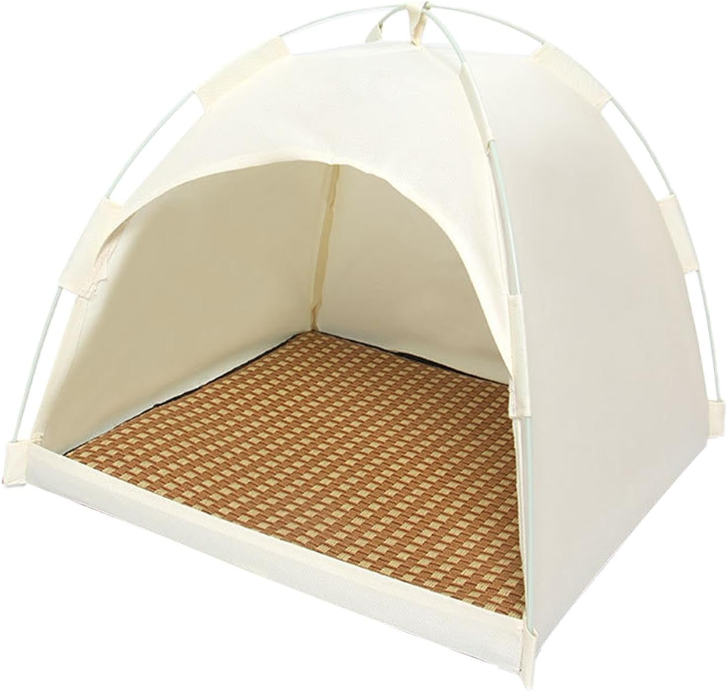 Outdoor Cat Tent | Cat House | Breathable Cat Shelter, Feline Outdoor Shelter, Versatile Expandable Cat Cottage, Pet Friendly Airy Canopy, Detachable Animal Dwelling for Young Cats, Dogs image number 1