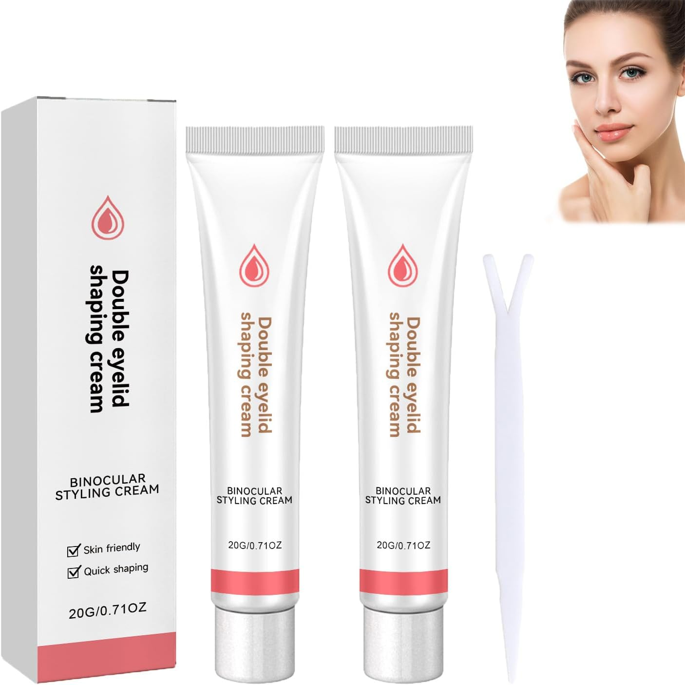 Eyelid Lifting Cream,Double Eyelid Styling Cream,For Hooding Long Lasting & Waterproof,Double Instant Eye Lift,Dou/Ble Eye/Lid Styling Cr/Eam,Shaping Gel for Eyes (7 PCS)