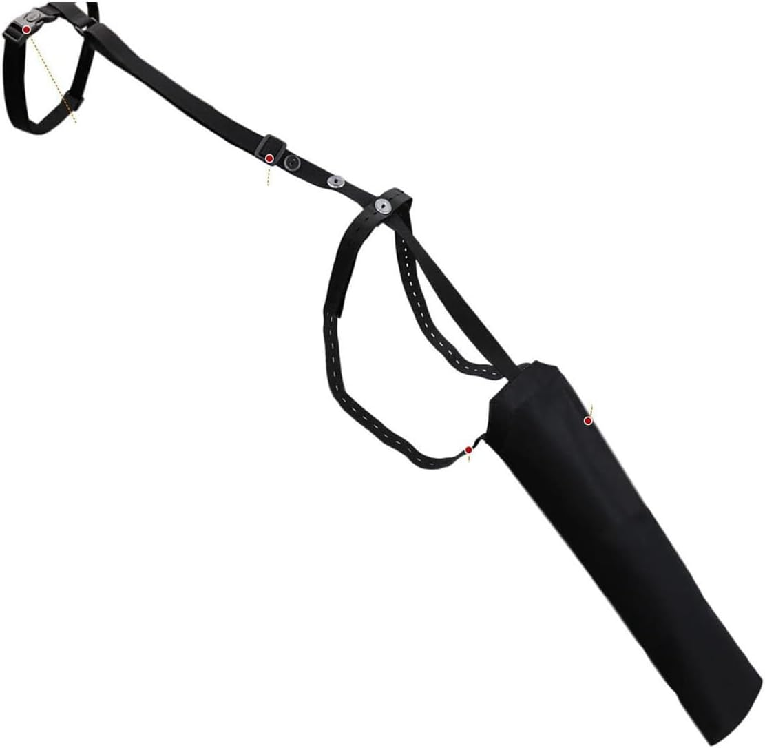 Dog Tail Protector Guard for Medium Large Dogs Adjustable Dog Tail Cover to Prevents Licking Wounds Ends Protector Breathable End Bag for Happy Syndrome Recovery (M)