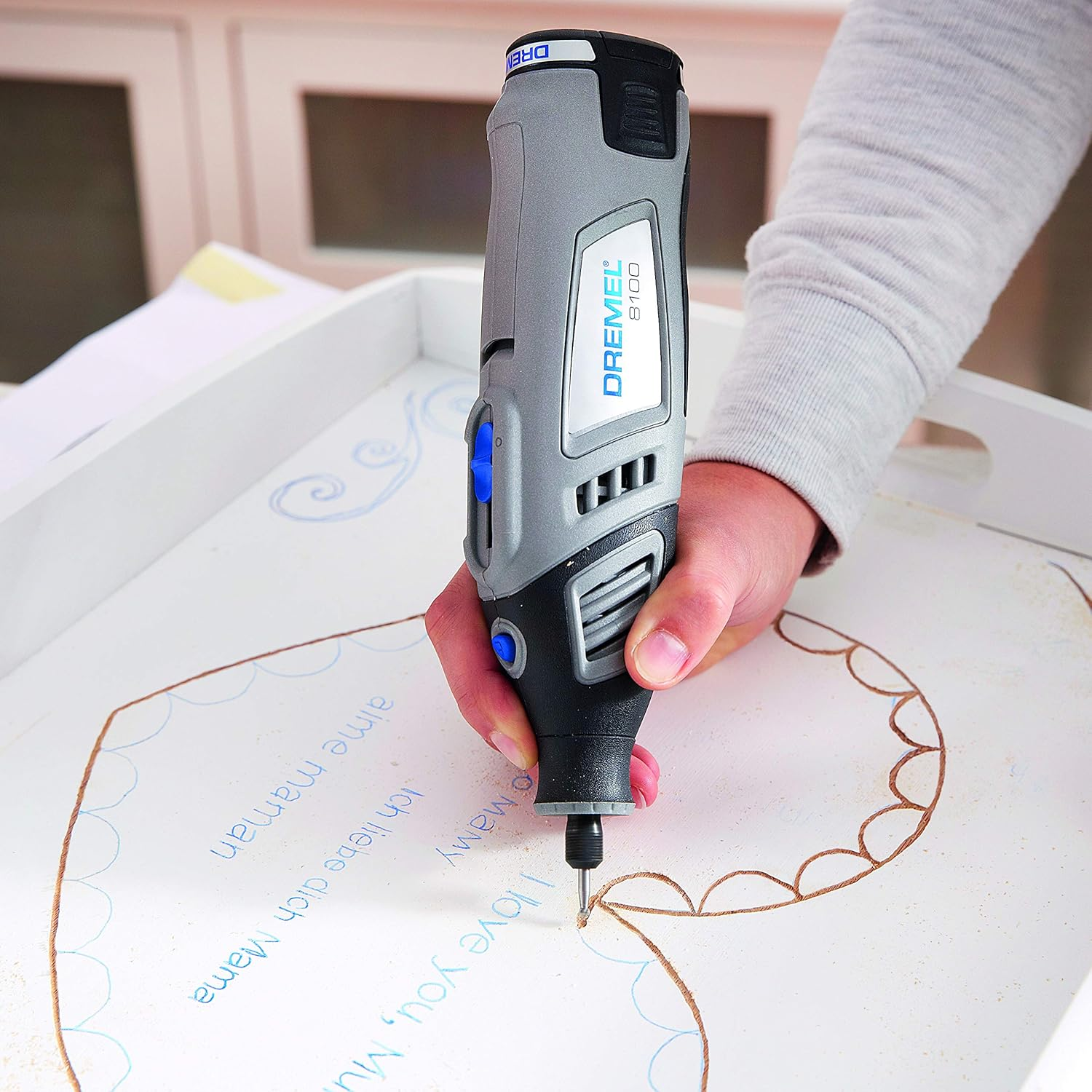 Dremel 108 Engraving Cutting Bit Multipack - 3X Cylindrical-Shaped Engraving Cutter with 0.8Mm Working Diameter image number 2