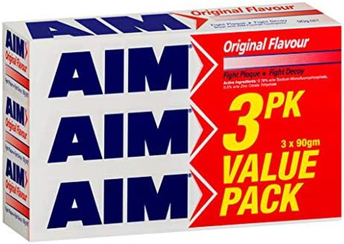 Aim Original Toothpaste Value Pack 90Gm X 3 (Pack of 3) image number 3