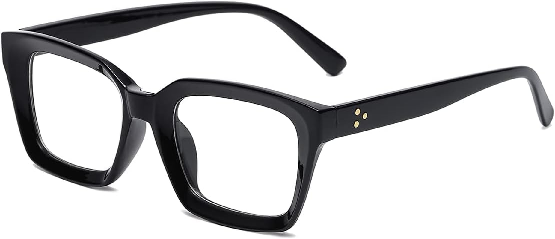 JOVAKIT Non  Glasses for Women Men Fashion Square Frame Eyeglasses