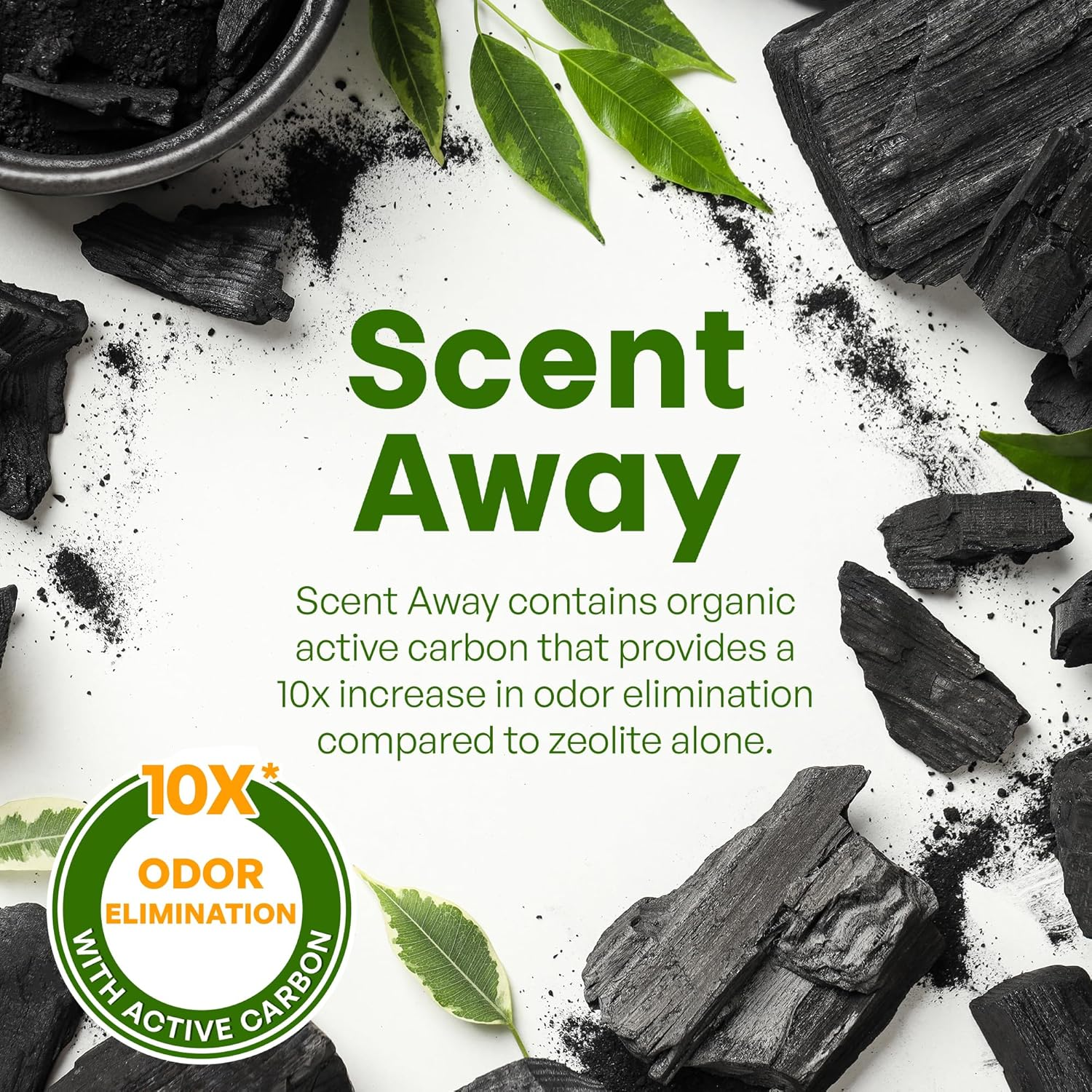 SCENT AWAY Cat Litter Deodorizer Box Odor Eliminator | Fragrance Free with Active Carbon | Eliminates Odors and Smells to Keep Your Home Fresh and Clean (Pack of 1) image number 1