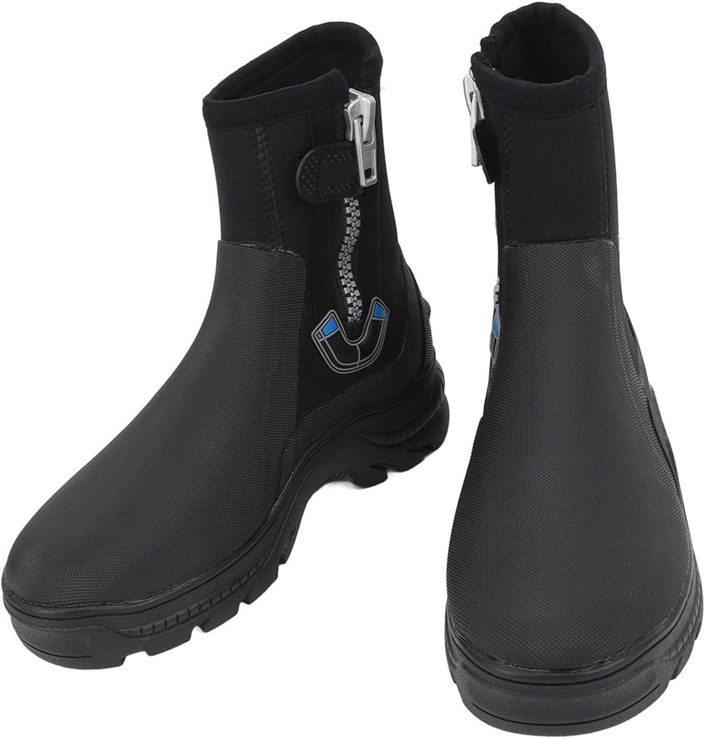 Jectse Non Slip Dive Boots 5Mm Thickness High Top Neoprene Water Boots for Snorkeling Swimming, Soft Lining Wading