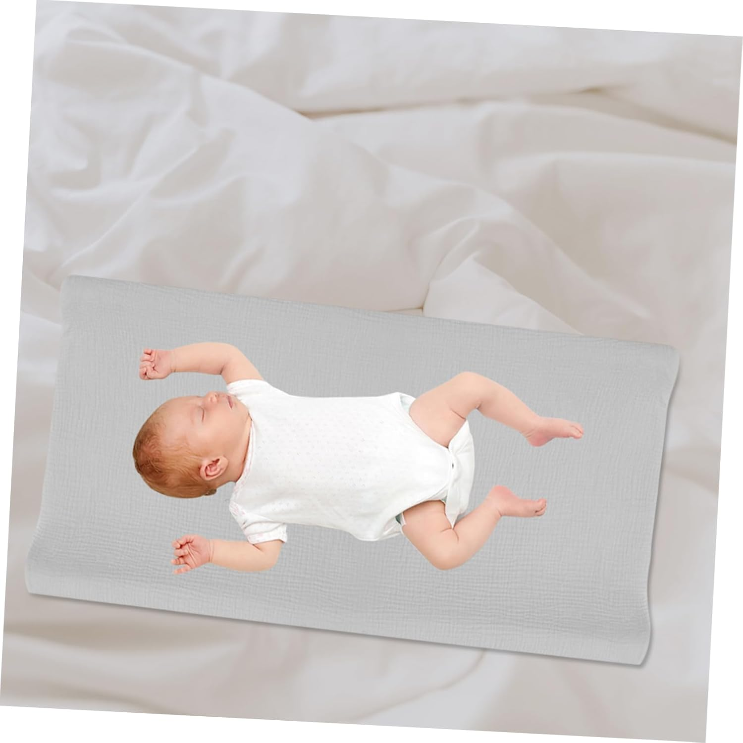 Vaguelly 2Pcs Washable Changing Pad Covers Diaper Changing Pad Sheet Removable Design for Nursing Table and Contoured image number 6