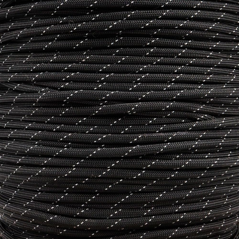 Reflective Type III 550 Paracord - 7 Strand Core - 100% Nylon, Parachute Cord, Commercial Paracord, Survival Cord image number 5