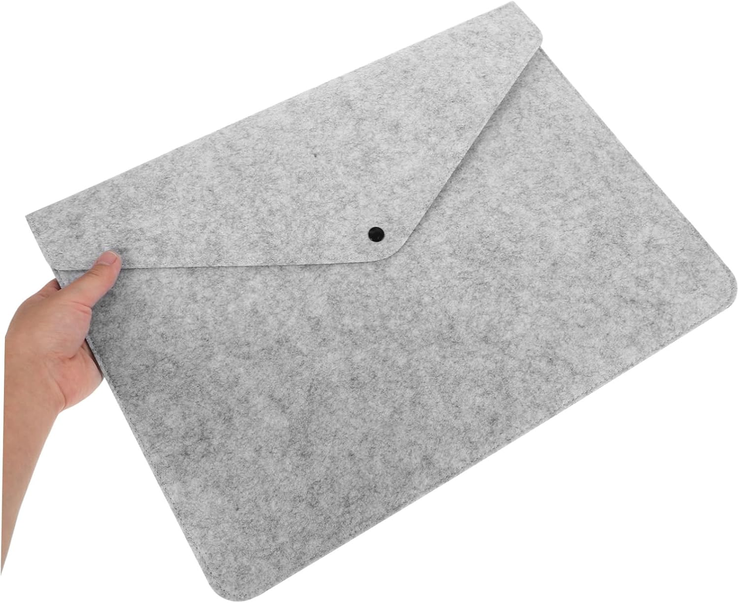 HOODANCOS Document Pouch Felt File Folder Pockets Portable Storage Bag for Office image number 3