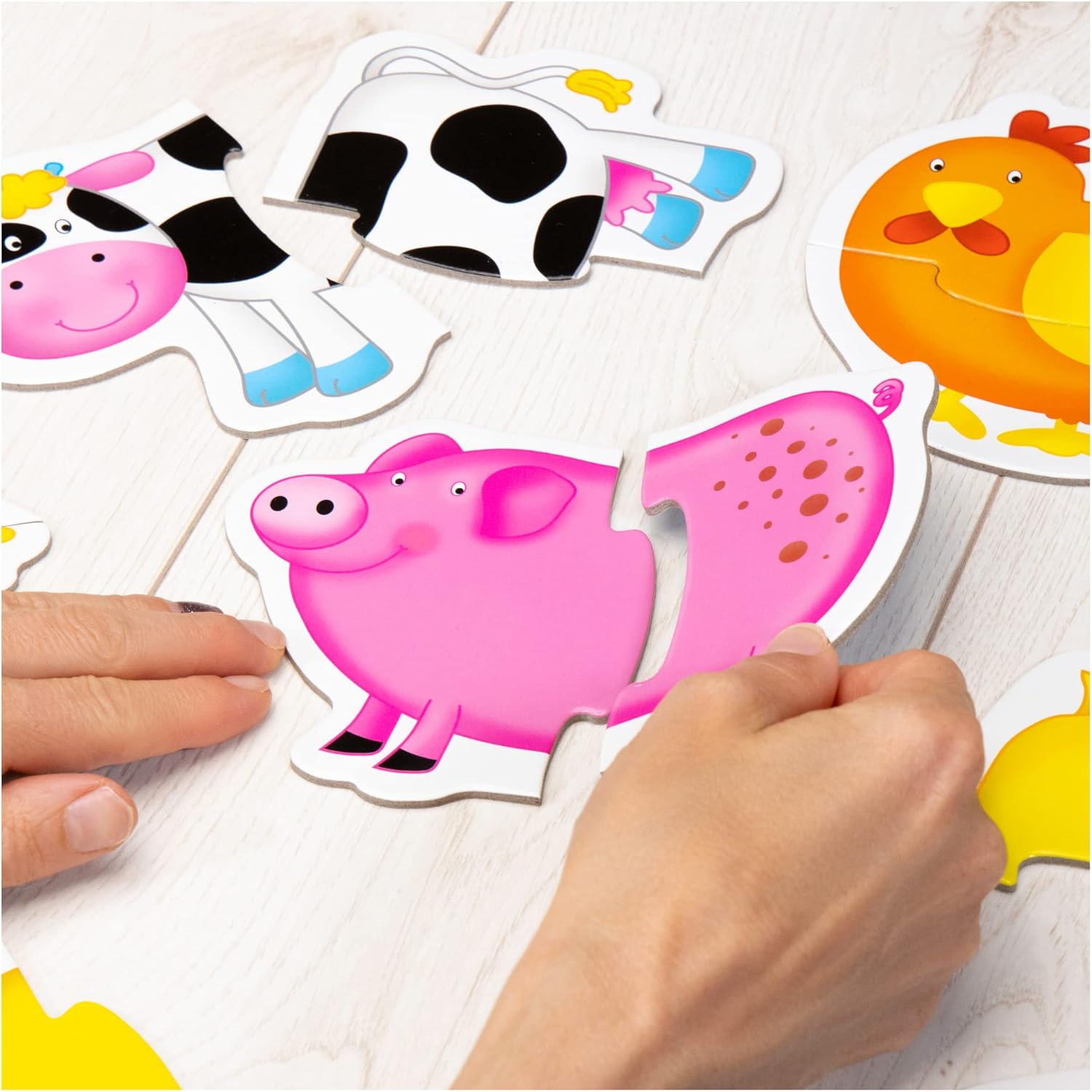 Galt - Baby Puzzles - Farm - 2 Pieces image number 4