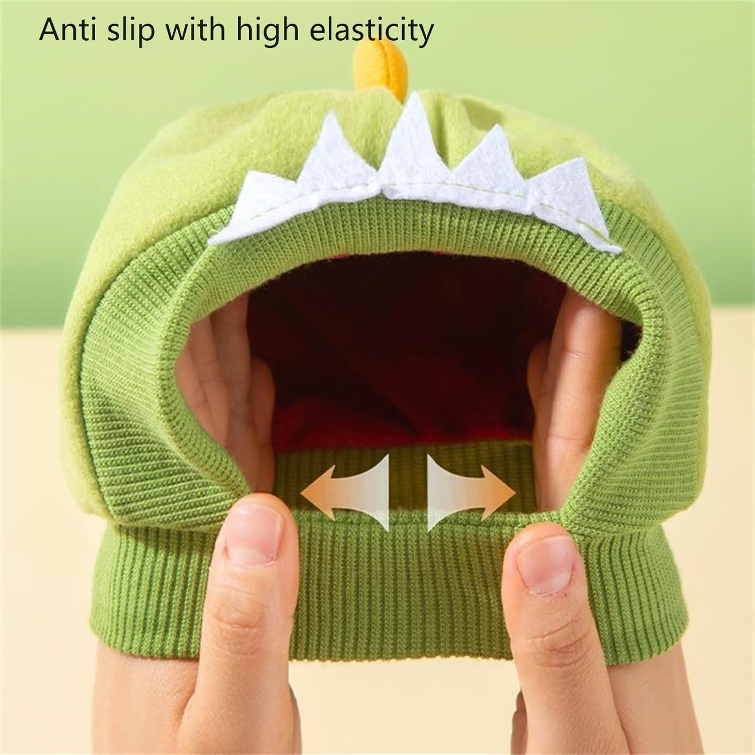 Quiet Ears for Dogs and Cats Pet Soothing Hat Dog Ear Muffs Noise Dog Hats Pet Ears Warm Dog Ear Cover Winter Hat Dogs Head Wrap for Small Dogs Cats Pets (Green, L) image number 6