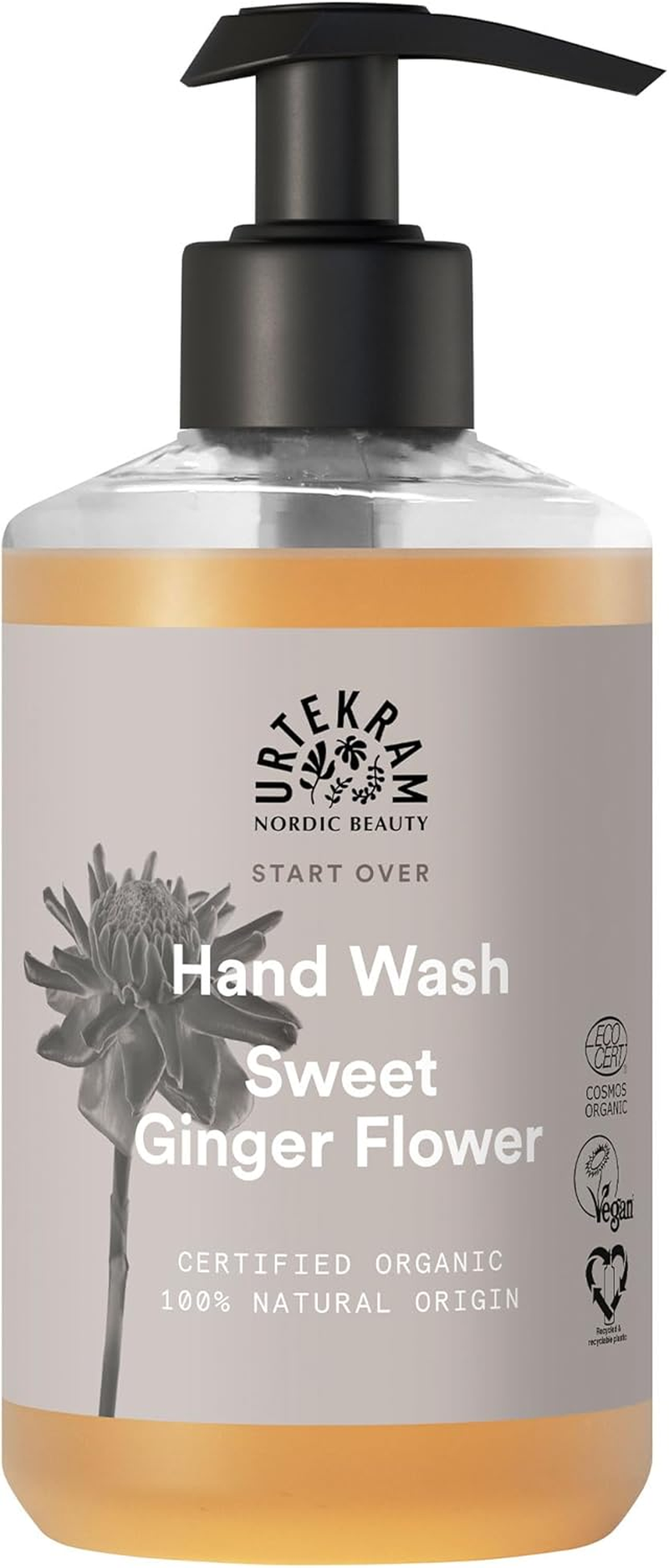 Urtekram Sweet Ginger Flower Start over Hand Soap 300 Ml image number 3