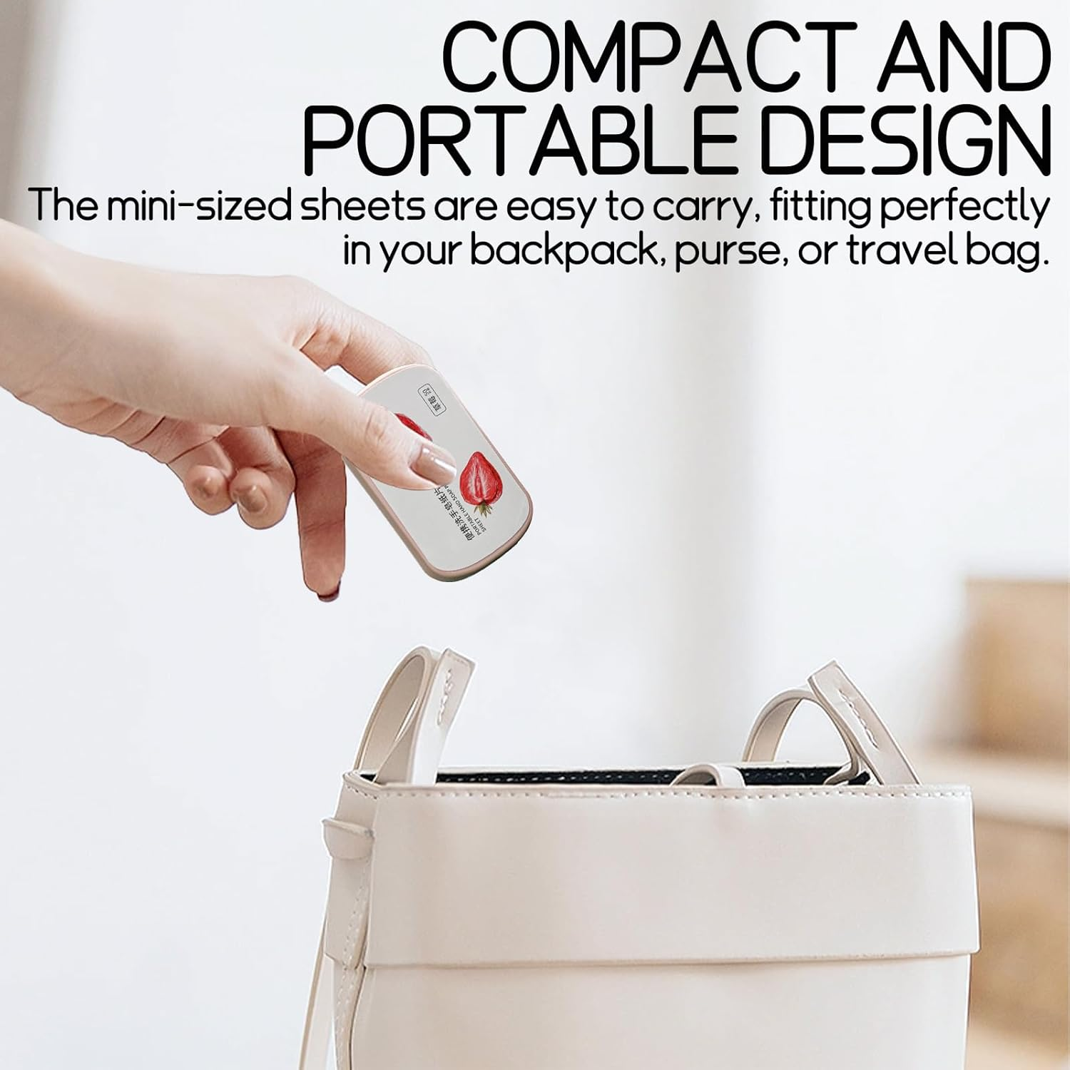 Disposable Soap Paper Sheets - 3 Boxes (150 Sheets) | Travel Hand Washing Cleaner | Strawberry & Coconut Fragrance | Portable for Camping, Hiking, School image number 3