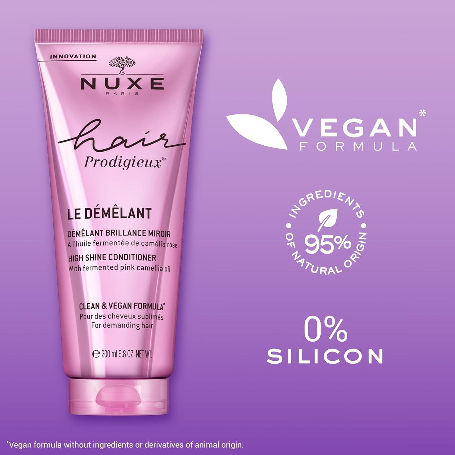 Nuxe Hair Prodigious Detangling High Shine Conditioner 200 Ml image number 1