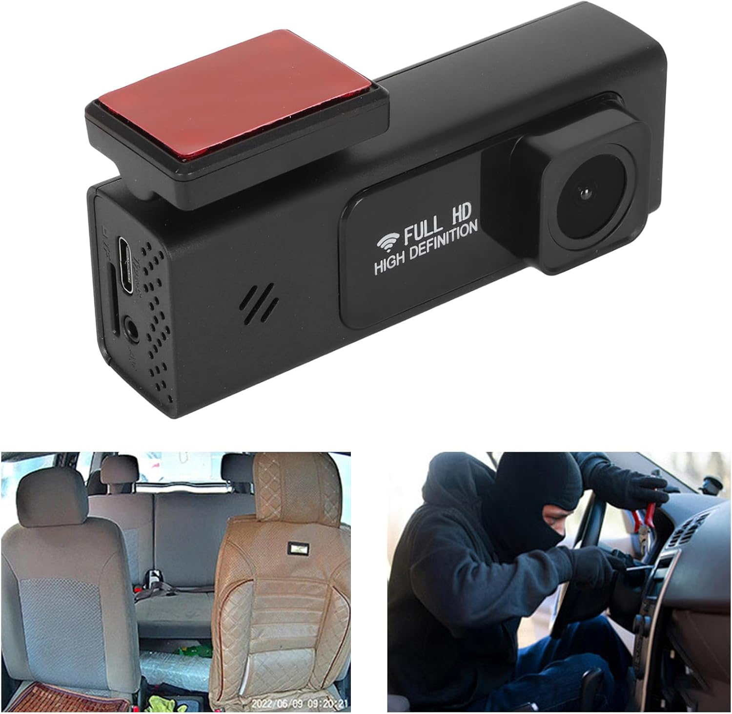 Wifi Dash Cam FHD 1080 Car Camera, Front Dash Camera for Cars, Compact Dashboard Camera with APP, 140&deg; Wide Angle, Loop Recording, IR Night Vision, Support 128GB Max image number 5