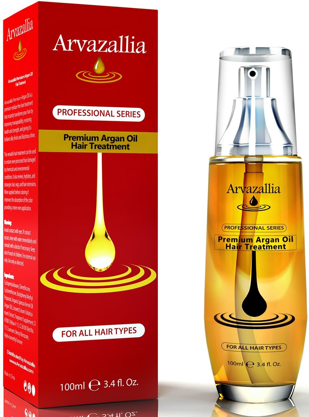 Argan Oil for Hair Treatment by Arvazallia Leave in Treatment & Conditioner image number 2